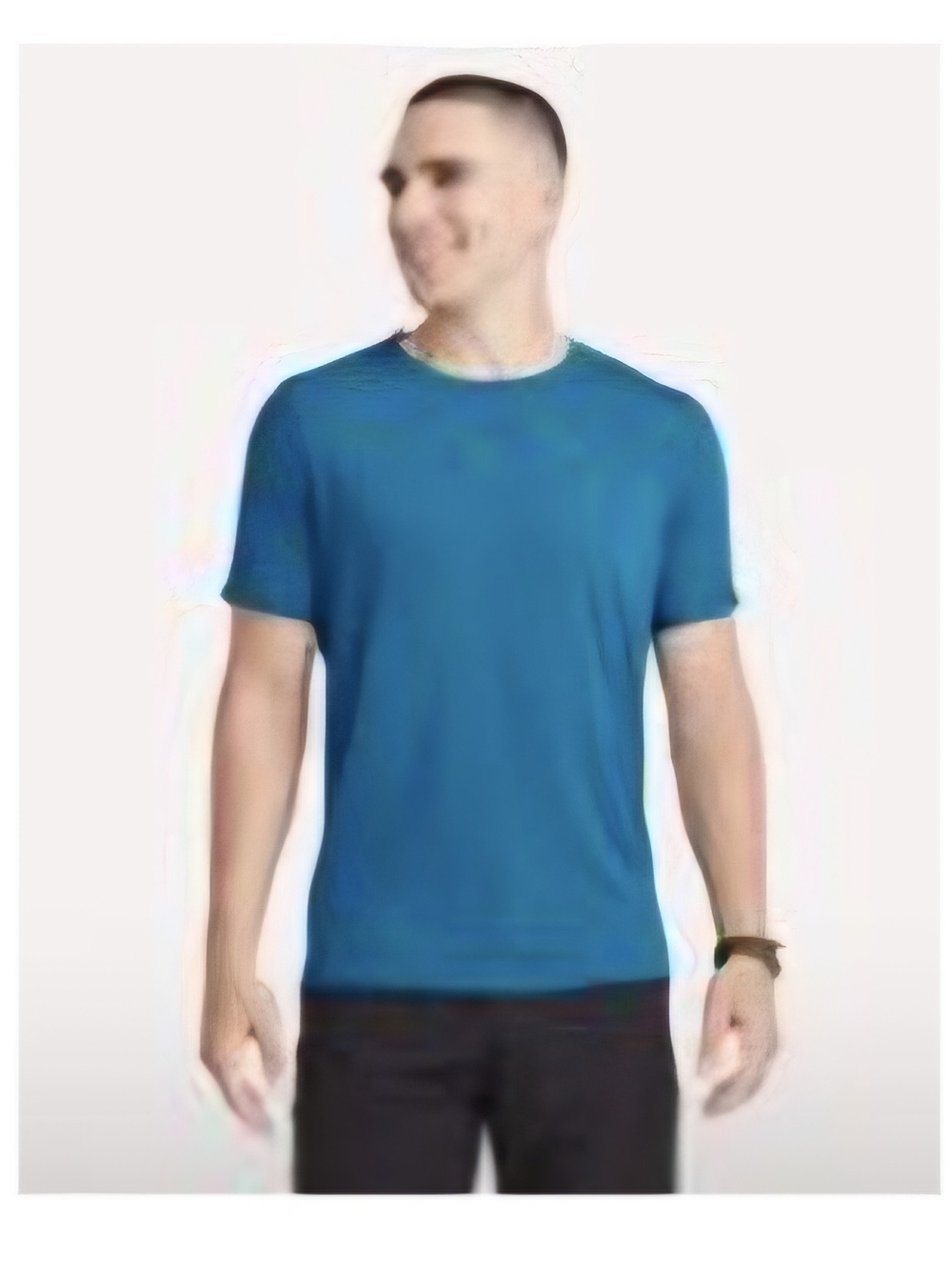 Jockey Men's Crew Neck Tee - Teal Blue